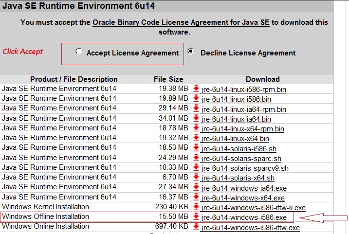 java runtime environment 6.0 download